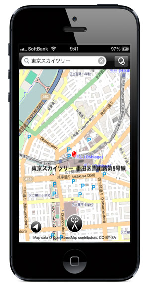 Iphoneでa4サイズ16枚分の大判地図を印刷できるアプリ でかマップ