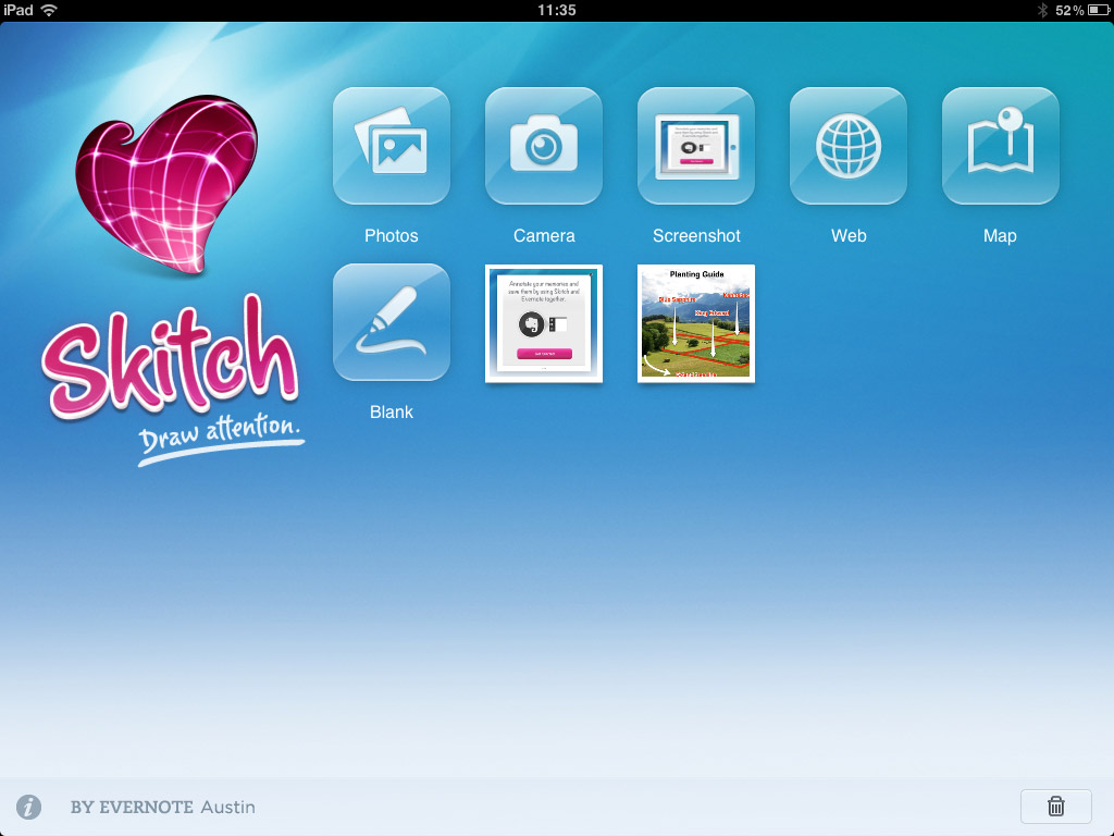 写真や地図に手書きメモを簡単に追加できるアプリ Skitch For Ipad