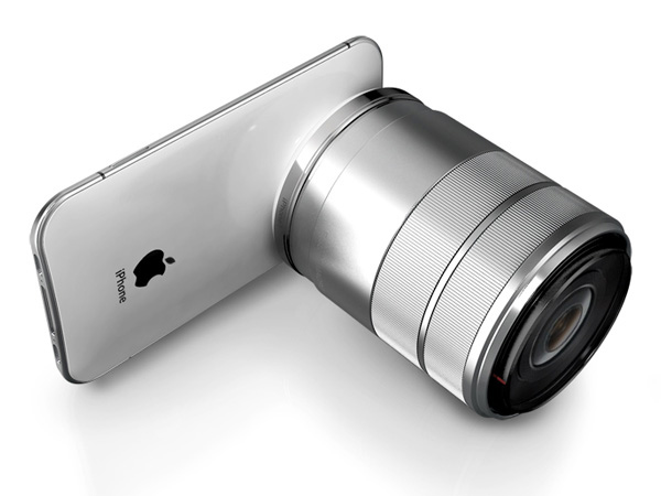 一眼レフのレンズを装着できるiphoneのコンセプト Iphone Pro