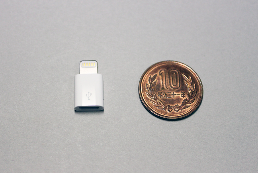 レビュー】マイクロUSB端子をライトニングに変換する便利アイテム『Apple Lightning to Micro USB Adapter』