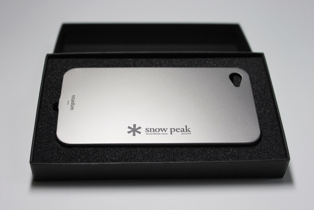 レビュー Snow Peakのチタン製iphone 4ケース Iphone Hanging Jacket Ti