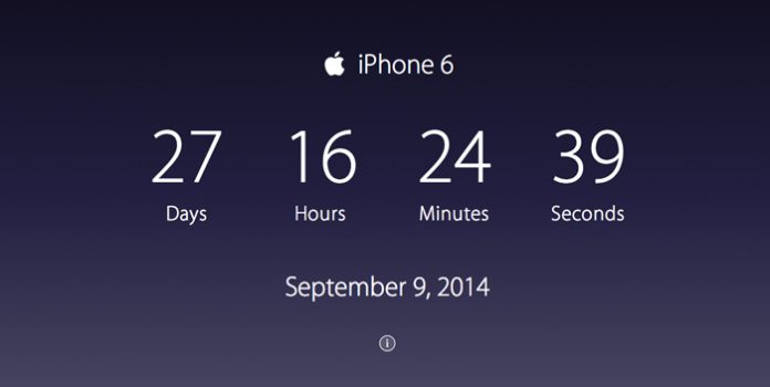 あと27日 Iphone 6発表までのカウントダウンをするサイト Appletimer