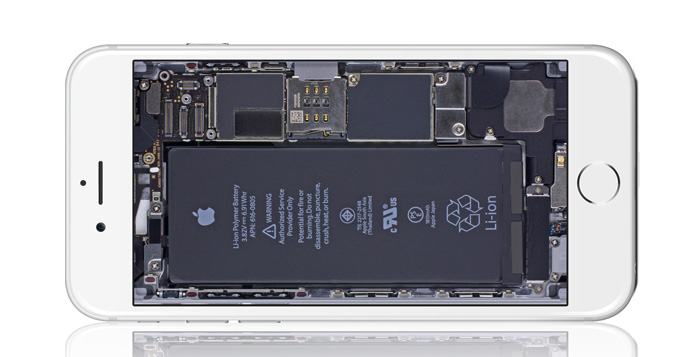 Iphone 6 6 Plusの中身が透けて見えるような壁紙