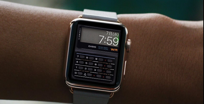 Apple Watchが 電卓付き腕時計 っぽくなる壁紙
