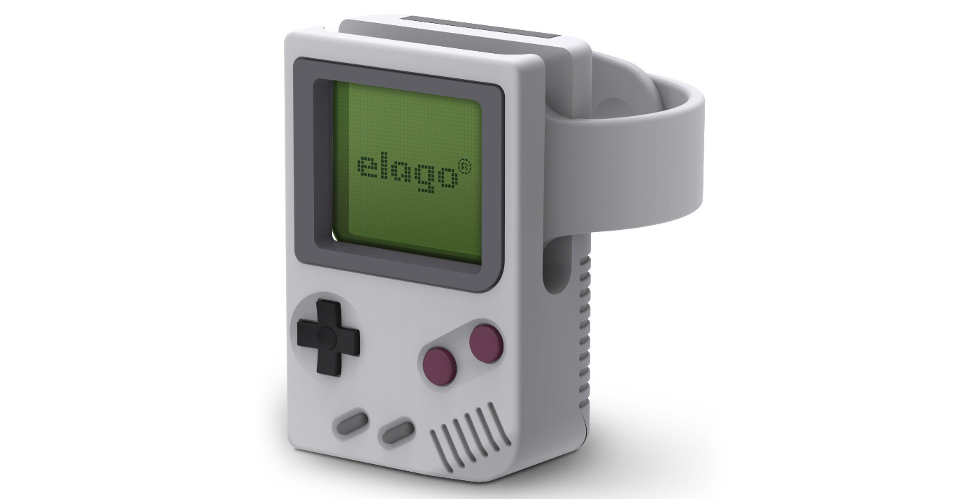 初代ゲームボーイのようなapple Watchスタンド Elago W5