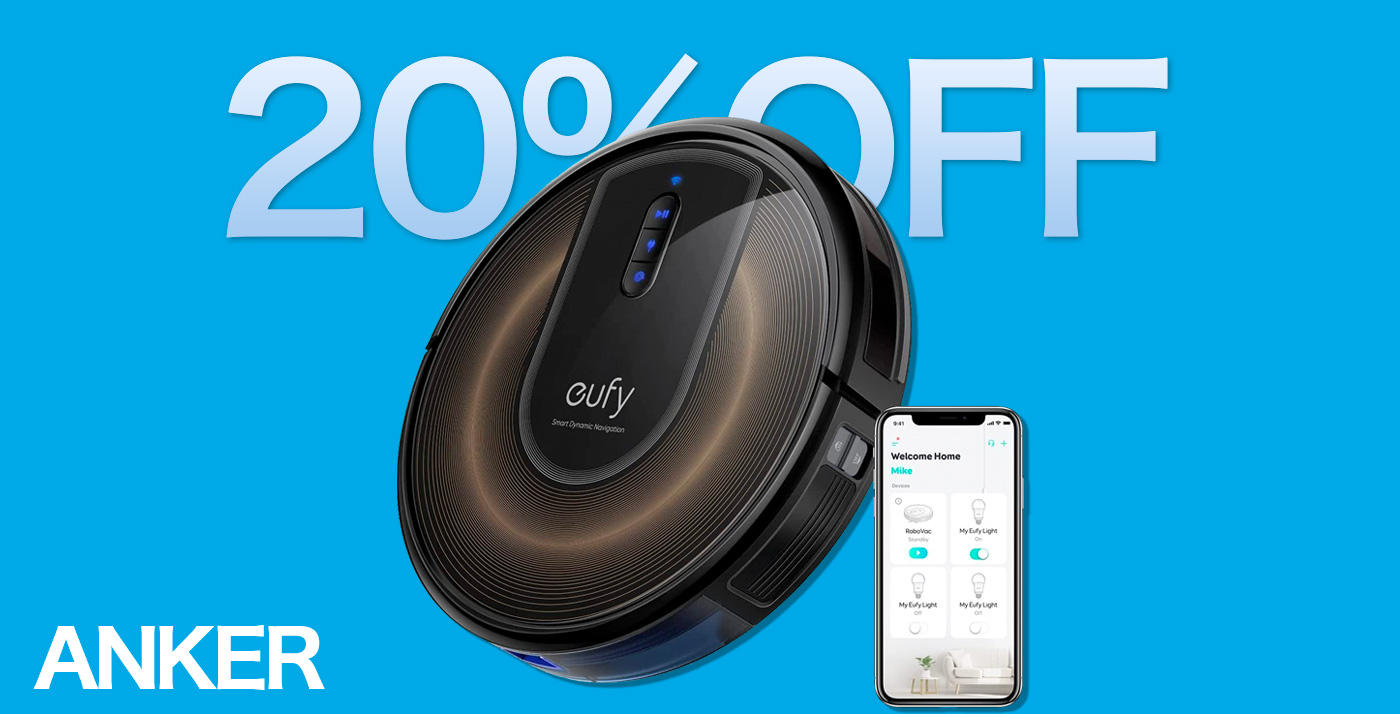 20%OFF】アレクサ対応ロボット掃除機「Anker Eufy RoboVac G30 Edge