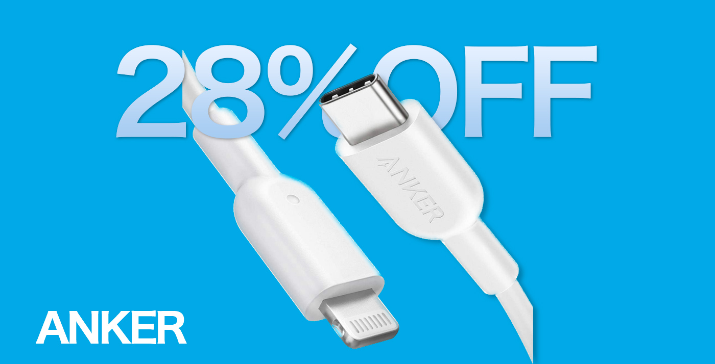 28%OFF】PD対応「PowerLine II USB-C ＆ ライトニング ケーブル」がタイムセール中