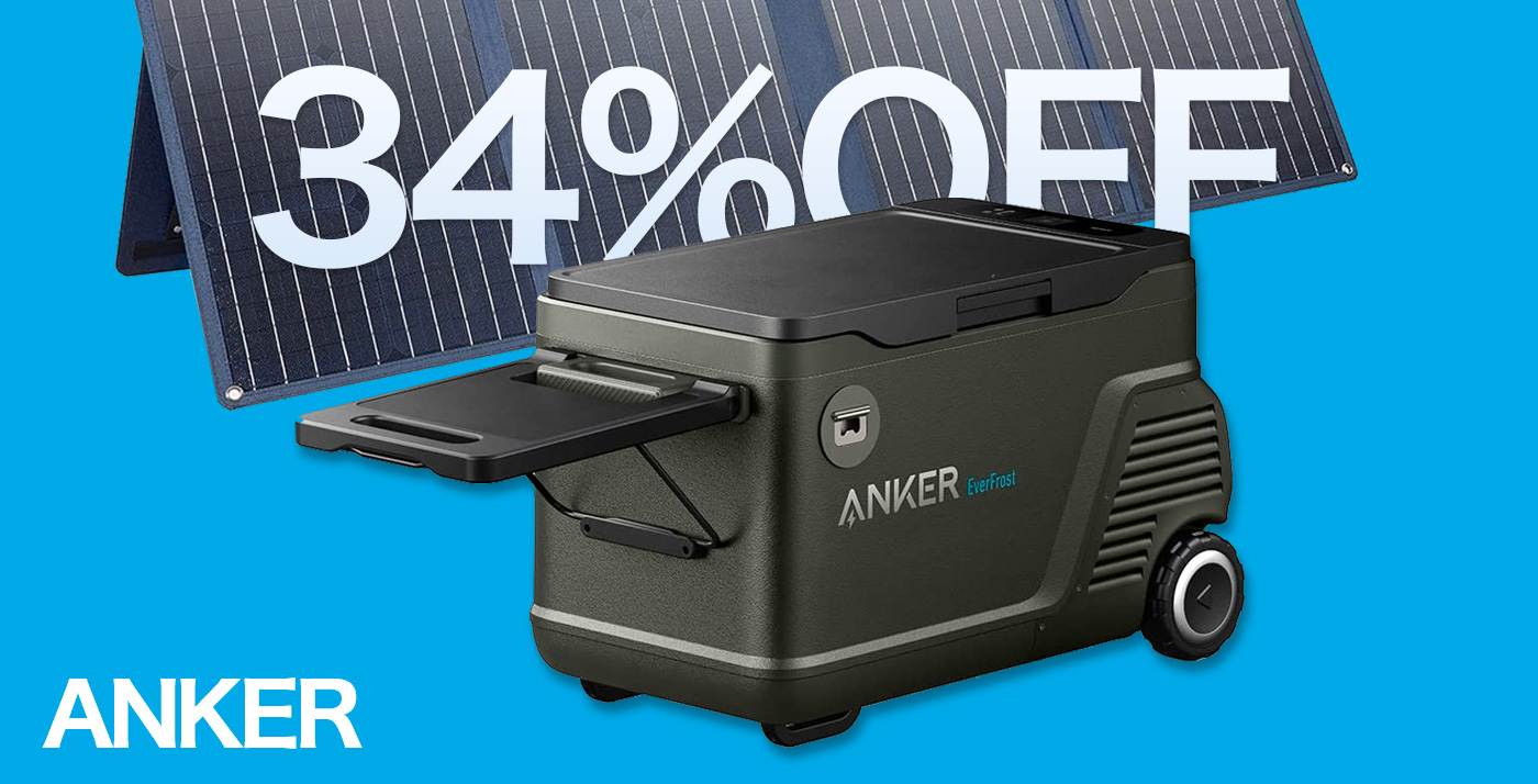 34%OFF】バッテリー搭載ポータブル冷蔵庫「Anker EverFrost Powered